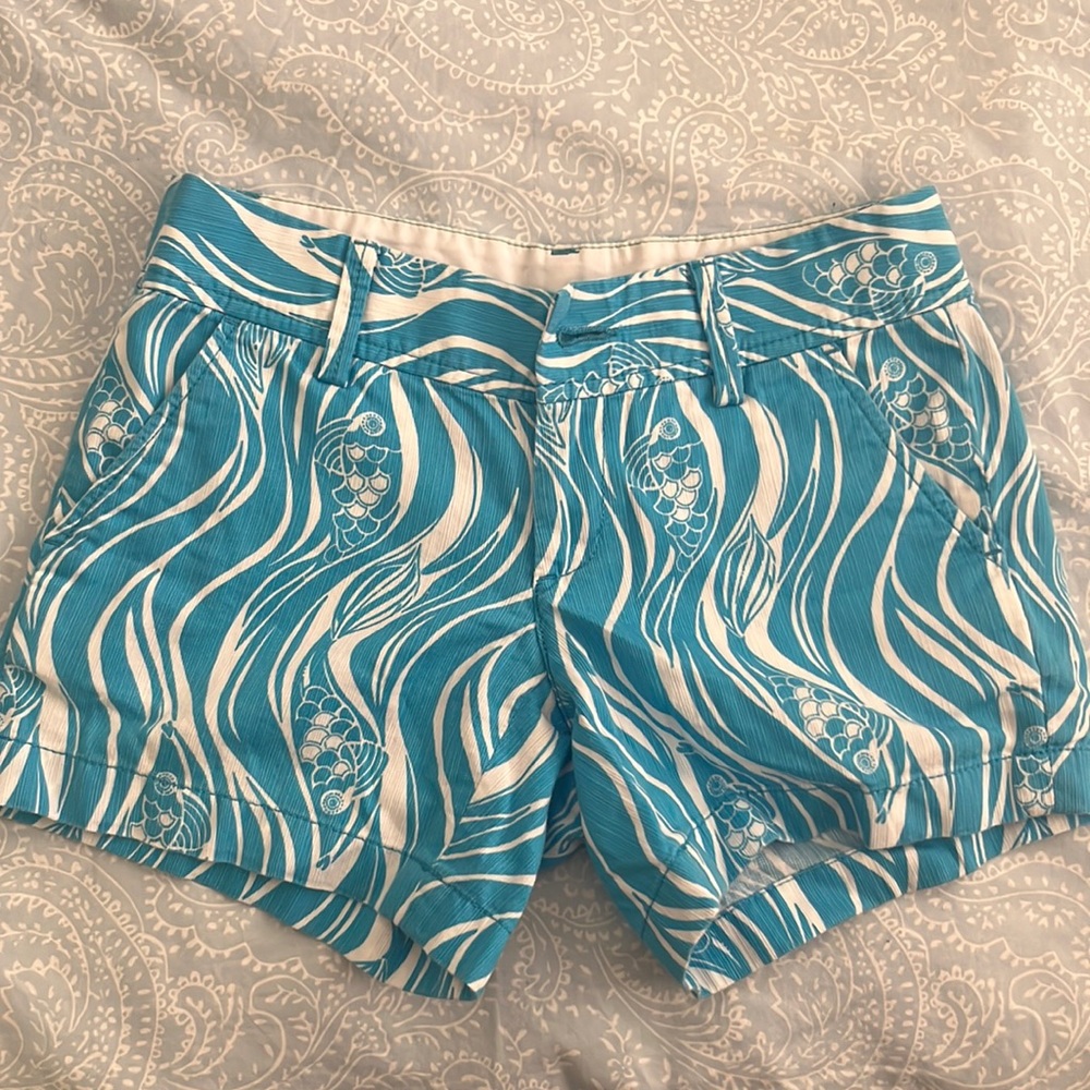 Lilly Pulitzer “The Callahan Short” size 00 blue